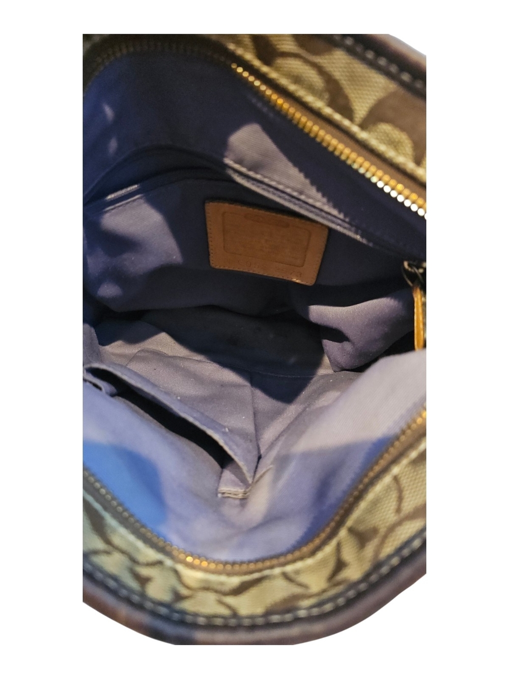 Y2k Coach Eva Holiday Patchwork Crossbody Bag Purse Style # 3573 - Picture 6 of 16